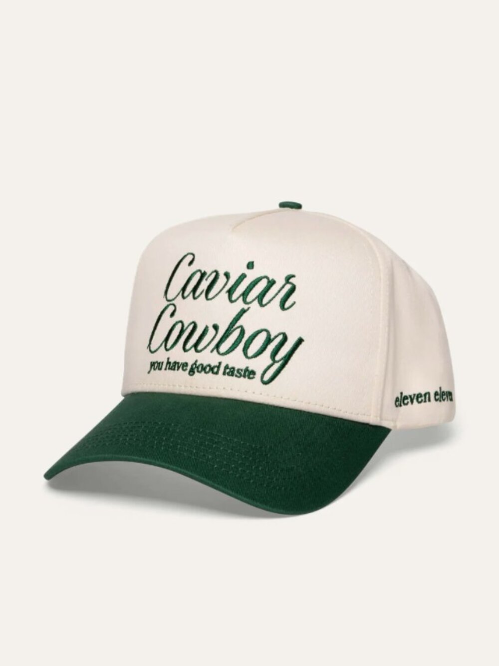 Eleven Eleven brand Caviar Cowboy Baseball Cap